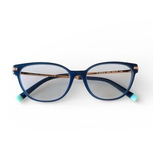 Tiffany & Co. TF2223-B Blue Opal Swarovski Cat Eye Eyeglass Frames